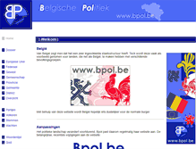Tablet Screenshot of bpol.be